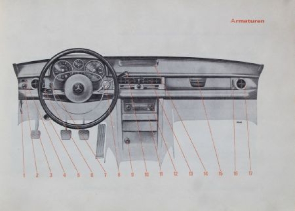 Mercedes-Benz 200 - 230 Betriebsanleitung 1972 (4965)